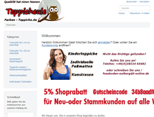 Tablet Screenshot of farben-teppiche.de